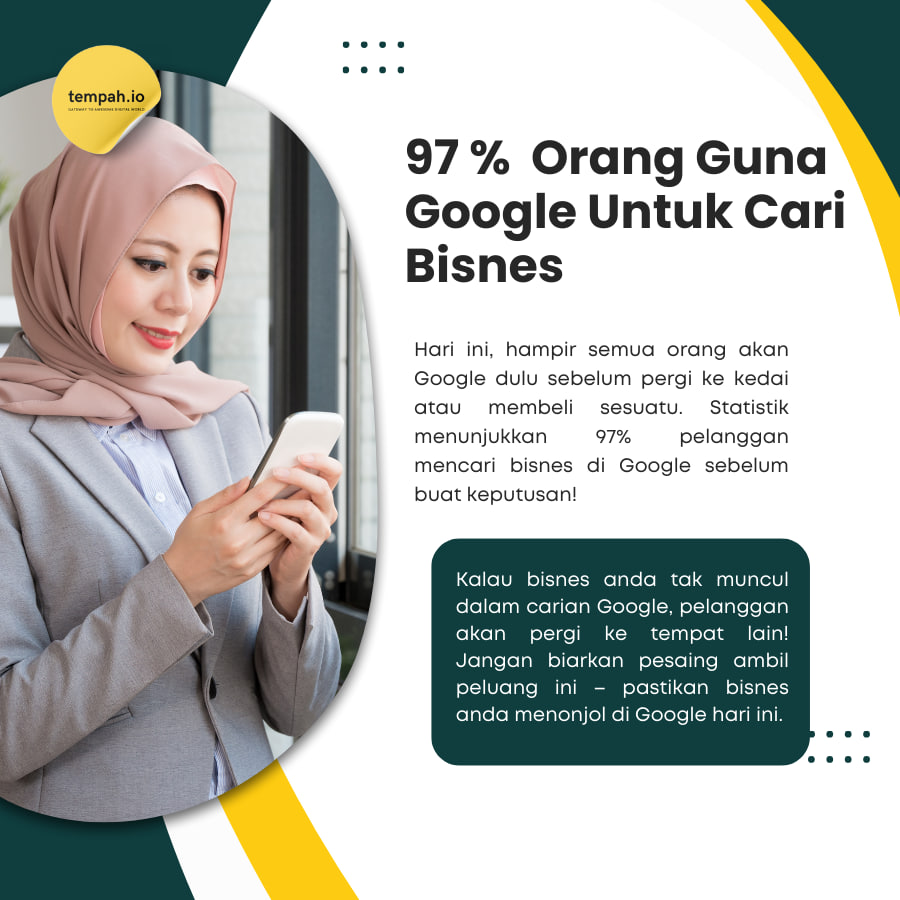 97% Orang Guna Google Untuk Cari Bisnes