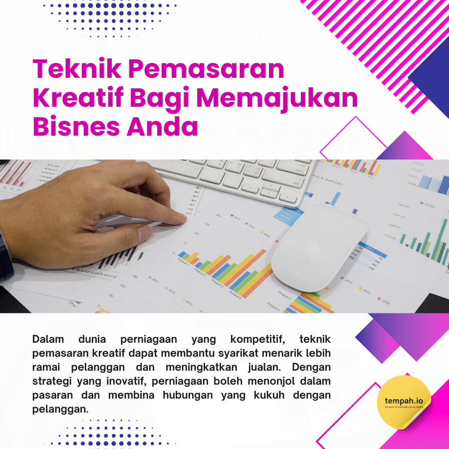 Teknik Pemasaran Kreatif Bagi Memajukan Perniagaan Anda