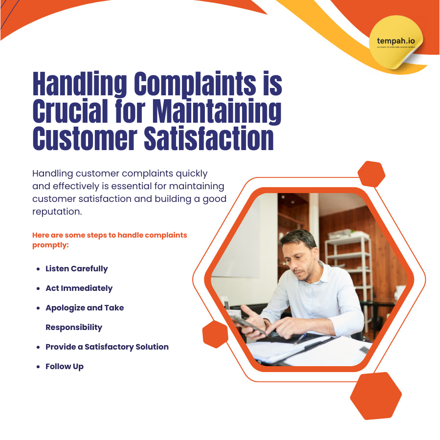 Handling Complaints is Crucial for Maintaining Customer Satisfaction