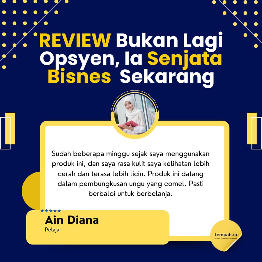 Review Bukan Lagi Opsyen, Ia Senjata Bisnes Sekarang