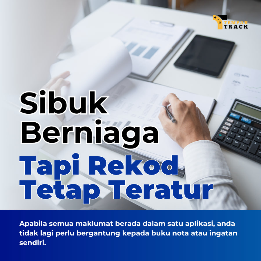 Sibuk Berniaga Tapi Rekod Tetap Teratur